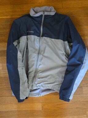 Columbia Navy and Light Gray Two-Tone Performance Jacket